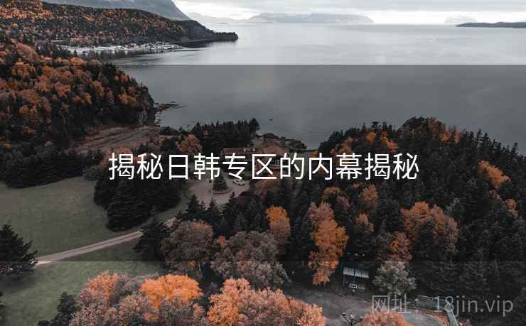 揭秘日韩专区的内幕揭秘