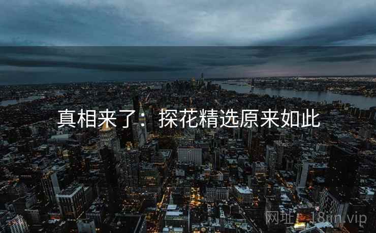 真相来了：探花精选原来如此