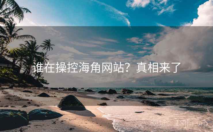 谁在操控海角网站?真相来了 谁在操控海角网站?真相来了
