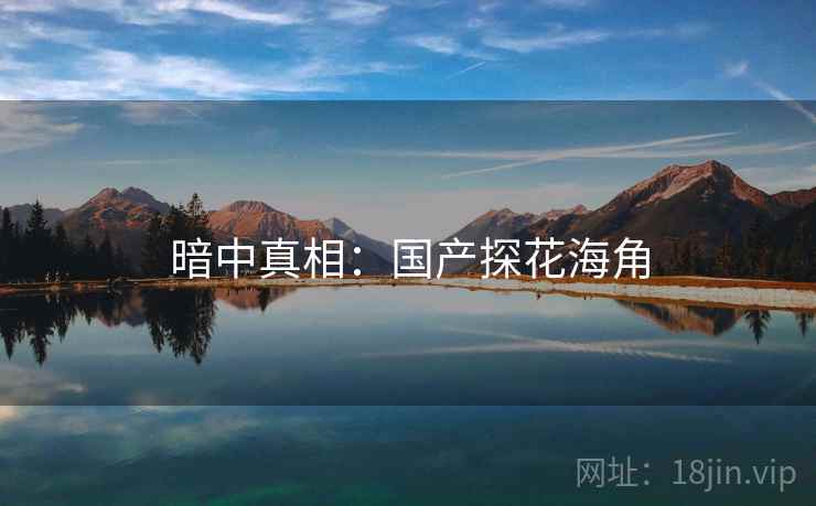 暗中真相：国产探花海角