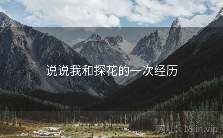 说说我和探花的一次经历 说说我和探花的一次经历